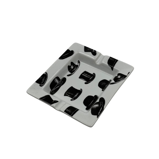 Ceramic Ceramic Ashtray, in the Manner of Piero Fornasetti, France 1970s For Sale - Image 7 of 7