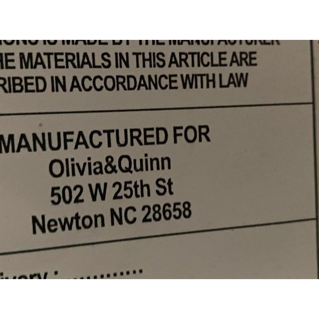 Olivia & Quinn Leather Sofa With Channel Tufting For Sale - Image 10 of 12