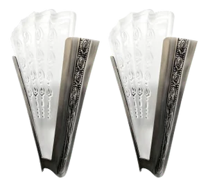 French Art Deco Fan Sconces - a Pair