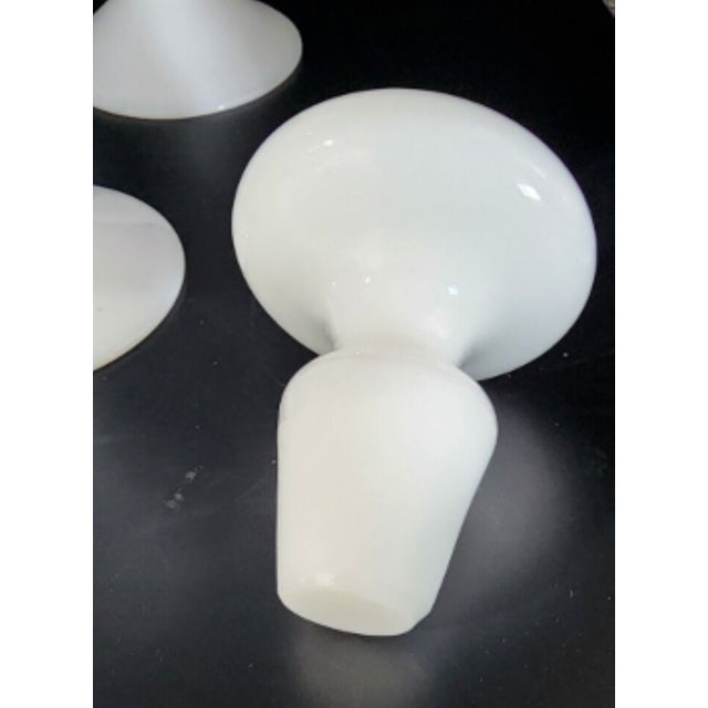 Antique White Opaline Bar Set, Decanter and Cordials - 6 pcs For Sale - Image 9 of 10