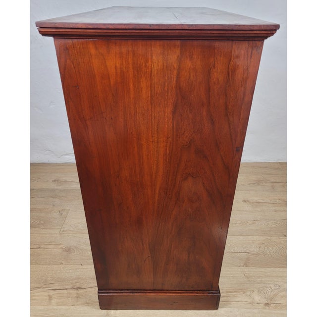 Edwardian Chest of Drawers in Walnut, 1910s For Sale - Image 14 of 18