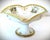 Noritake Yoshino Vintage Japanese Porcelain Hand-Painted Gold Leaf Footed Nut Candy Dish For Sale In New York - Image 6 of 10