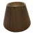 Brown Silk Hand-Shirred Lampshade For Sale