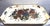 Metal Vintage Hand Painted Still Life Fruits Roses Fall Colors Tray For Sale - Image 7 of 8