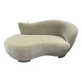 1970s Vladimir Kagan for Directional Attributed Cloud Sofa in Mohair For Sale