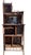 Antique Regency Chinoiserie Bamboo Whatnot Cabinet Bookcase.