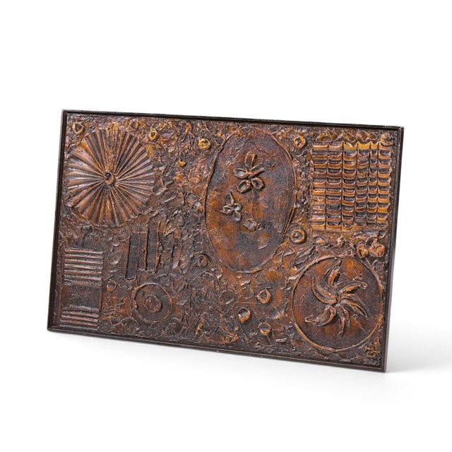 Mid-Century Modern Adrian Pearsall for Craft Associates Mid Century Goop Brutalist Wall Art For Sale - Image 3 of 3