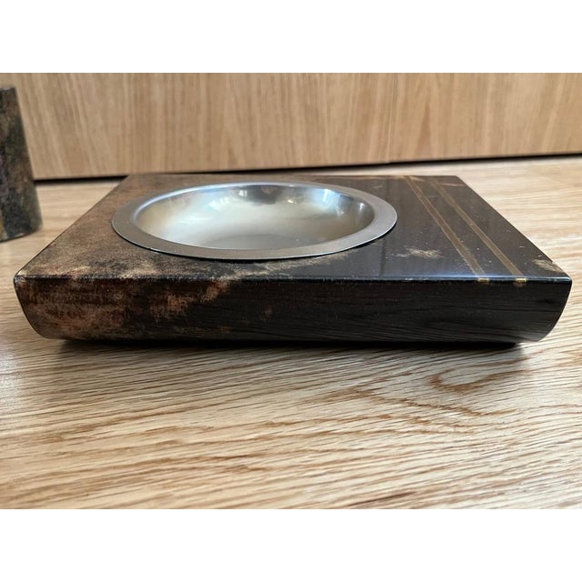 Ashtray and Lighter by Aldo Tura, Set of 2 For Sale - Image 12 of 18