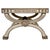 1960s 1960 Neoclassical Regency Style Burl Walnut & Painted Curule Accent Tables by Heritage - Pair For Sale - Image 5 of 15
