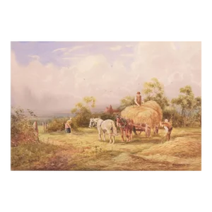 'Harvest Time' by Horace Hammond, 1921, Royal Birmingham Society of Artists, London Royal Academy