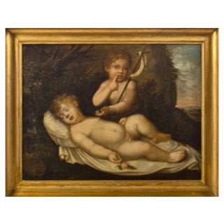 Italian School Artist, Lamb of God, 17th Century, Oil on Canvas For Sale