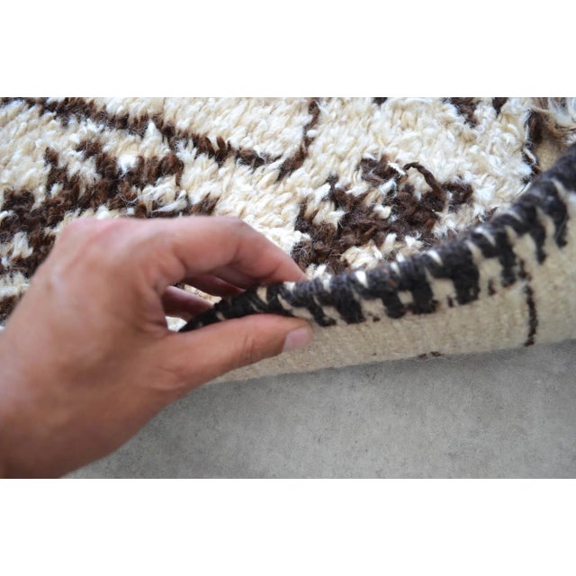 Hand-Knotted Turkish Runner Rug . Tribal Extra Long Runner Rug - No Dyes - 2′11″ × 14′12″ For Sale - Image 13 of 13