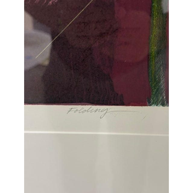 Trevor Southey "Folding" Limited Edition Lithograph, Signed + Numbered 40/150, Circa 1998 For Sale - Image 12 of 12