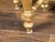 Wood Pair of 19th Century French Giltwood Stools with Fluted Legs and Upholstery For Sale - Image 7 of 10