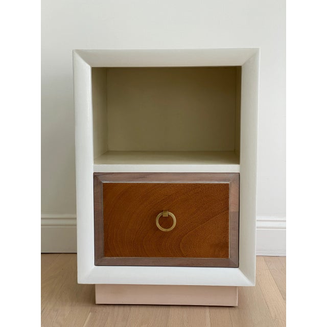 1950’s T.H.Robsjohn-Gibbings for Widdicomb Nightstand Unmarked For Sale - Image 10 of 12