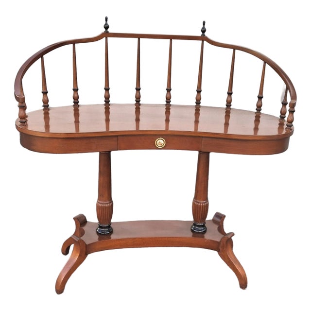 Ruder Brothers New York Duncan Phyfe Style Mahogany Writing Desk For Sale