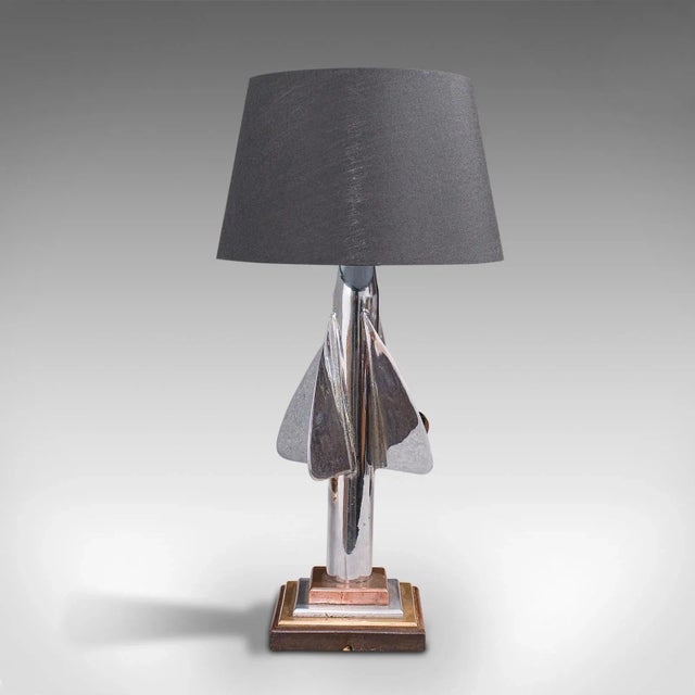 1930s Pair of Vintage English Maritime Desk Lamps For Sale - Image 4 of 13