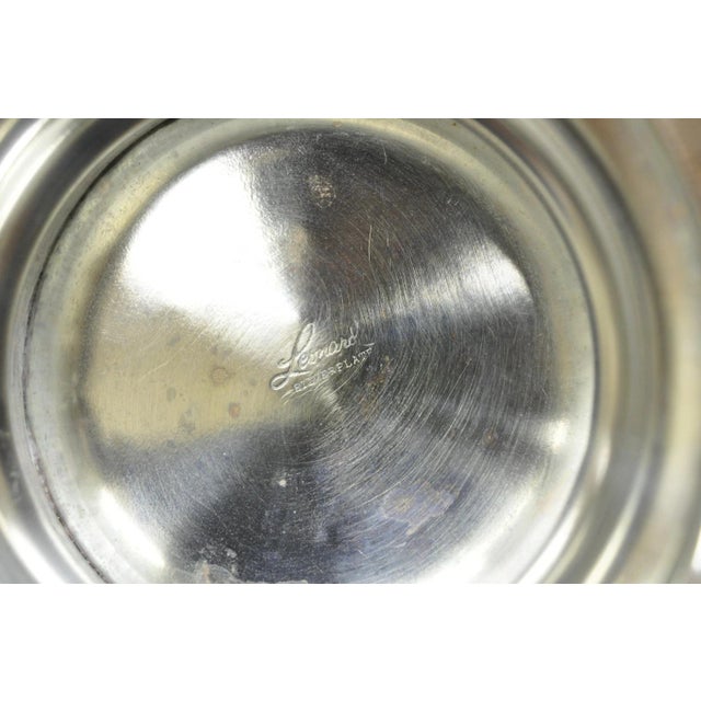 Vintage Leonard Silver Plated Trophy Cup Urn Champagne Chiller Bar Ice Bucket For Sale - Image 14 of 16
