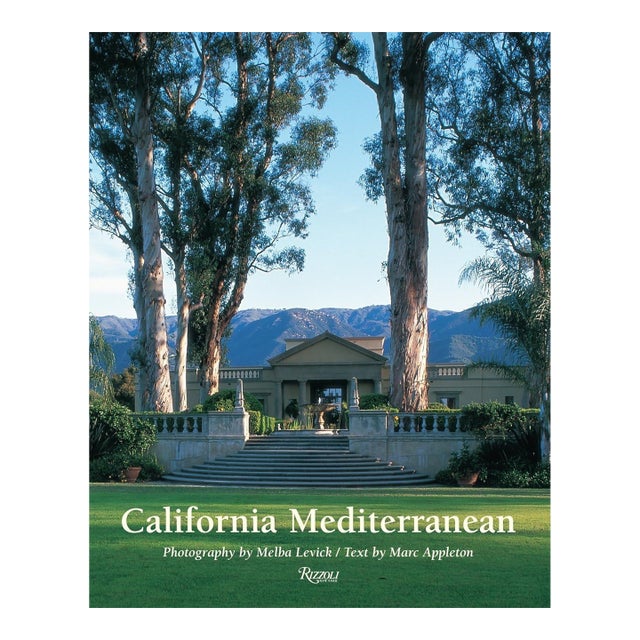 "California Mediterranean" by Melba Levick and Marc Appleton Hard Cover Book For Sale