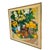 Mid Century original oil painting by William O’Neil. Vibrant impressionist style with bright and colorful flowers, fruits...