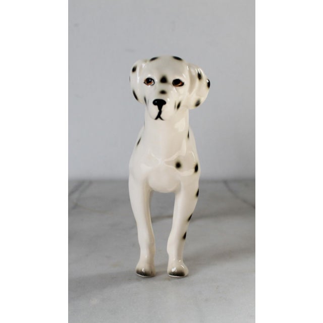 1980s Vintage Lefton Dalmatian Figurine For Sale - Image 5 of 11