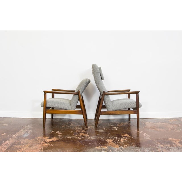 Mid-Century Modern Mid-Century Armchairs GFM 64 and High Back 64 by Edmund Homa, 1960s, Set of 2 For Sale - Image 3 of 18