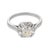 Art Deco 1930s French Art Deco Gia 1.18 Carat Old Mine Cut Diamond Platinum Engagement Ring, Size 6.75 For Sale - Image 3 of 8