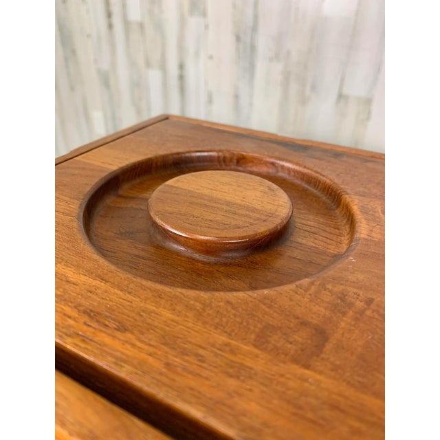 Solid Teak Ice Bucket by Kalmar For Sale - Image 4 of 13