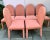 1980s Post Modern Parsons Dining Chairs - 6 Side - 2 Arm - Set of 8 For Sale - Image 5 of 12