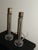 Art Deco Vintage Pair Art Deco Twisted Glass Column Candlestick Table Lamps For Sale - Image 3 of 11