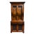 Bookcase or Display Cabinet Burl Wood and Twist Columns, Mid 20th Century For Sale