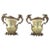 20th Century French Porcelain and Ormolu Twin-Handled Urns, Set of 2 For Sale - Image 14 of 14