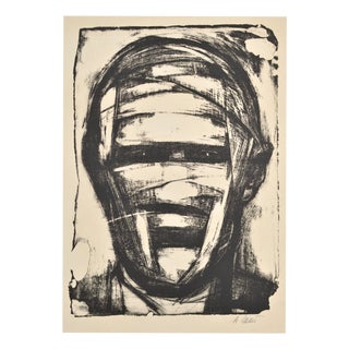 Alberts Goltjakovs, Portrait, 1950s, Monotype For Sale