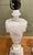 Stone Antique Italian Carved Alabaster Neoclassical Table Lamps - A Pair For Sale - Image 7 of 8