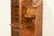 Antique Victorian Carved Oak Side-by-Side Bookcase With Drop Front Secretary Desk, Circa 1900 For Sale In South Bend - Image 6 of 12