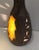 Chocolate Ceramic and Yellow Glass Lamp, Circa 1970 For Sale - Image 8 of 13