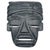 Tribal Pair of Green Stone Olmec-Style Mask Wall Plaques, Pre-Columbian Revival For Sale - Image 3 of 6