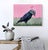 Early 21st Century Masks We Wear, to Transform by 3rd Version (Ben Patterson) | Oil on cradled panel Bird wearing a mask. For Sale - Image 5 of 10