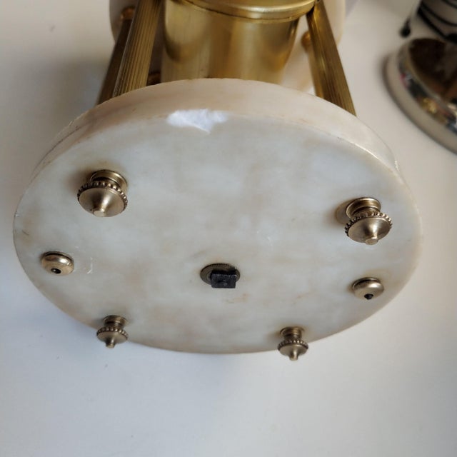 Bronze Antique 19th Century Louis XVI Style French Boudoir Clock in the Form of Rotunda For Sale - Image 8 of 10