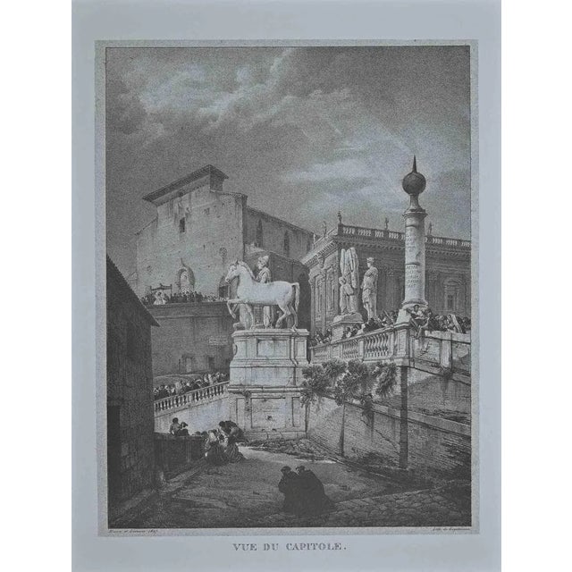 Roman Temples, Print, Early 20th-Century, Set of 6 For Sale - Image 5 of 7