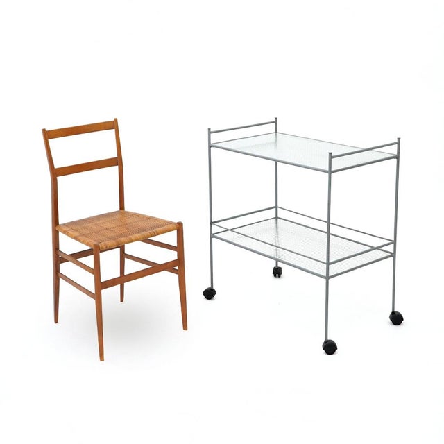 Metal and Glass Service Trolley, 1980s For Sale - Image 12 of 13