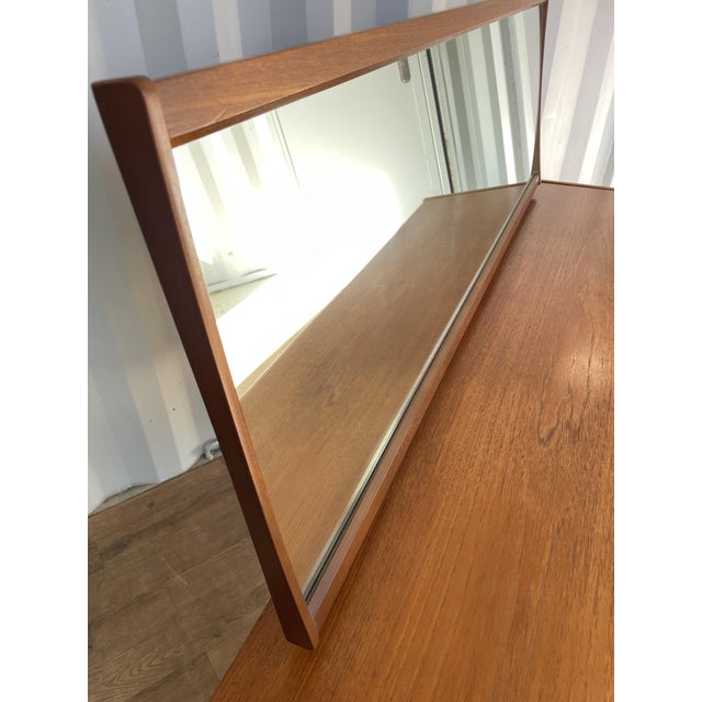 Mid-Century Modern Teak Dressing Table with Mirror by William Lawrence, 1960s For Sale - Image 15 of 18