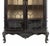 Vintage Portuguese Display Cabinets in Chestnut, Set of 2 For Sale - Image 5 of 6