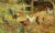 Late 19th Century Chickens in a Farmyard Antique Oil John Falconer Slater (1857–1937) For Sale - Image 5 of 6