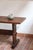 Oak Side Table with Pegged Trestle Base, France, 1950s For Sale - Image 9 of 12