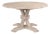 54-72" Solid Wood Round Extendable Dining Table by Essentials for Living For Sale