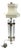 Modern John-Richard Brass Lucite Lamp For Sale