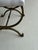 Pair of Small Hand Forged Spanish Gilt Iron Benches in Muslin For Sale - Image 15 of 18