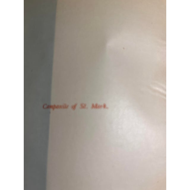 Marvelous original book plate print of the Campanile of San Marco in Venice. From 19th century book. Ready for matting and...