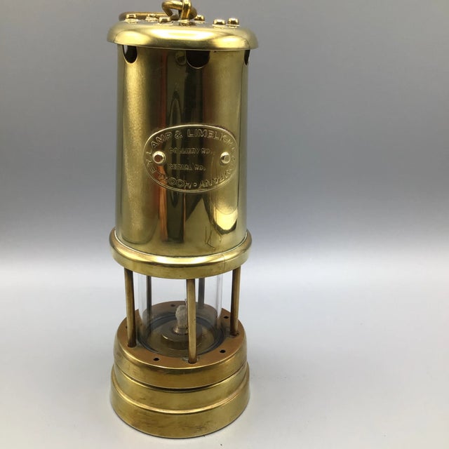 Vintage Hockley Lamp and Limelight Company Miners Light- Made in Wales, Uk For Sale - Image 12 of 12
